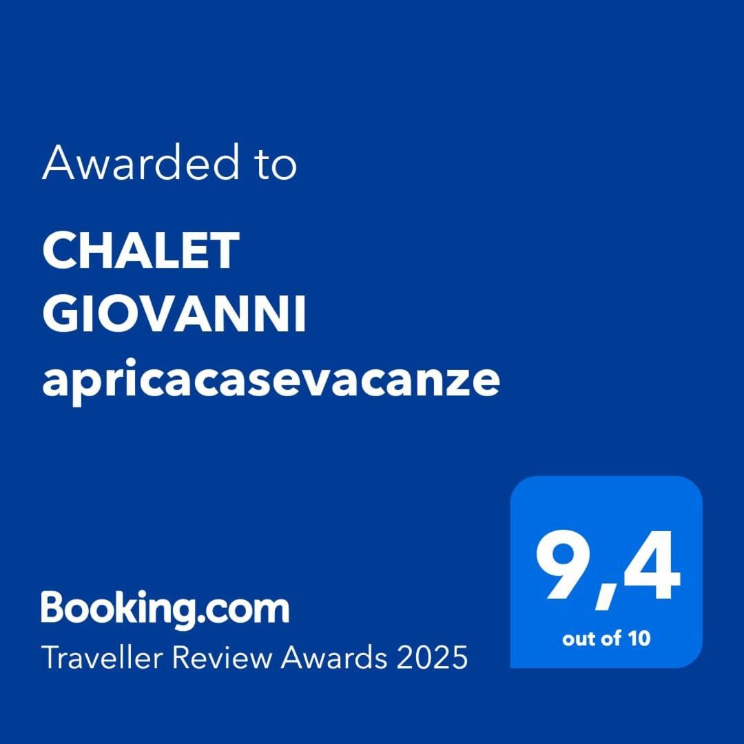 Chalet Giovanni Apricacasevacanze Buitenkant foto